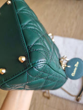 Load image into Gallery viewer, Lady Dior Mini Forest Green Gold Hardware
