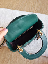 Load image into Gallery viewer, Lady Dior Mini Forest Green Gold Hardware