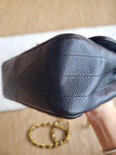 Load image into Gallery viewer, Chanel Mini Rectangle Black Caviar Chevron Gold Hardware