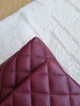 Load image into Gallery viewer, Chanel Burgundy Caviar Coco Handle Small Gold Hardware