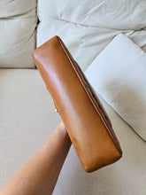 Load image into Gallery viewer, Chanel Caramel Cognac Chevron Classic Medium Flap 24k Gold