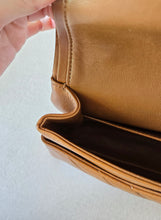 Load image into Gallery viewer, Chanel Caramel Cognac Chevron Classic Medium Flap 24k Gold