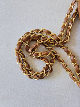 Load image into Gallery viewer, Chanel Caramel Cognac Chevron Classic Medium Flap 24k Gold