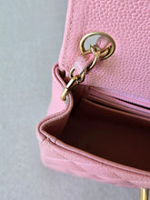 Load image into Gallery viewer, Chanel Mini Square Sakura Pink Caviar Vintage 24k Gold