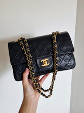 Load image into Gallery viewer, Chanel Classic Small Flap Black 24k Gold