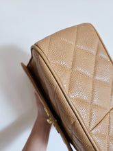 Load image into Gallery viewer, Chanel Dark Beige Caramel Caviar XL CC 24K Gold