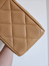 Load image into Gallery viewer, Chanel Dark Beige Caramel Caviar XL CC 24K Gold