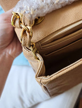 Load image into Gallery viewer, Chanel Dark Beige Caramel Caviar XL CC 24K Gold