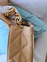 Load image into Gallery viewer, Chanel Dark Beige Caramel Caviar XL CC 24K Gold