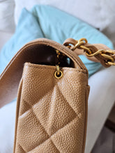 Load image into Gallery viewer, Chanel Dark Beige Caramel Caviar XL CC 24K Gold