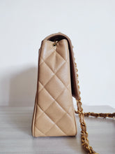 Load image into Gallery viewer, Chanel Dark Beige Caramel Caviar XL CC 24K Gold