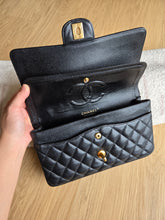 Load image into Gallery viewer, Chanel Medium Classic Flap Black Caviar 24k Gold