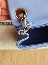 Load image into Gallery viewer, Chanel 21p Baby Blue Classic Mini Square Champagne Gold Hw