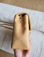 Load image into Gallery viewer, Chanel Dark Beige Caviar Mini Square Vtg 24k Gold