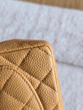 Load image into Gallery viewer, Chanel Dark Beige Caviar Mini Square Vtg 24k Gold