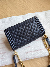 Load image into Gallery viewer, Chanel Boy Bag Old Medium Caviar Gold Hw