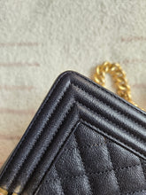 Load image into Gallery viewer, Chanel Boy Bag Old Medium Caviar Gold Hw