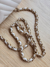 Load image into Gallery viewer, Chanel 18b Ivory Caviar Chevron Classic Mini Square Gold Hw