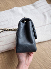 Load image into Gallery viewer, Chanel 18B Grey Caviar Classic Mini Square Gold Hw