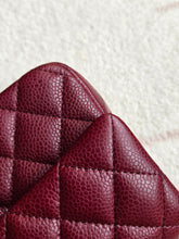 Load image into Gallery viewer, Chanel 15B Burgundy Caviar Classic Mini Rectangle Gold Hw