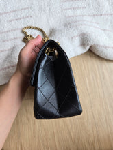 Load image into Gallery viewer, Chanel Mini Reissue 224 Black Calfskin Bijoux Chain Gold Hw