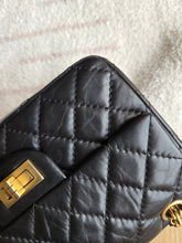Load image into Gallery viewer, Chanel Mini Reissue 224 Black Calfskin Bijoux Chain Gold Hw