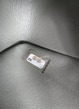 Load image into Gallery viewer, Chanel Sage Green Classic Mini Rectangle Caviar Chevron Silver Hw