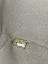 Load image into Gallery viewer, Chanel 18b Ivory Caviar Chevron Classic Mini Square Gold Hw