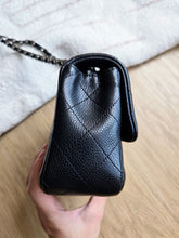 Load image into Gallery viewer, Chanel Mini Rectangle Midnight Caviar Silver Hw