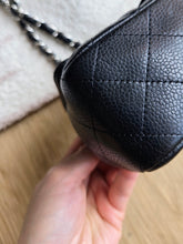 Load image into Gallery viewer, Chanel Mini Rectangle Midnight Caviar Silver Hw
