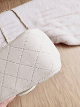 Load image into Gallery viewer, Chanel 17c Ivory Caviar Classic Mini Square Gold Hw