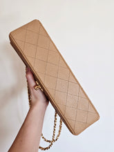 Load image into Gallery viewer, Chanel Classic Medium Flap Dark Beige Caviar 24k Gold