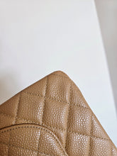 Load image into Gallery viewer, Chanel Classic Medium Flap Dark Beige Caviar 24k Gold