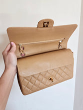 Load image into Gallery viewer, Chanel Classic Medium Flap Dark Beige Caviar 24k Gold