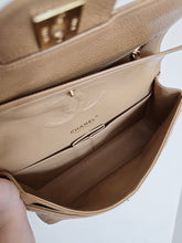 Load image into Gallery viewer, Chanel Classic Medium Flap Dark Beige Caviar 24k Gold