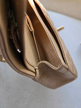 Load image into Gallery viewer, Chanel Classic Medium Flap Dark Beige Caviar 24k Gold