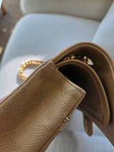 Load image into Gallery viewer, Chanel Classic Medium Flap Dark Beige Caviar 24k Gold