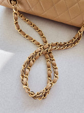 Load image into Gallery viewer, Chanel Classic Medium Flap Dark Beige Caviar 24k Gold