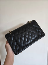Load image into Gallery viewer, Chanel Classic Medium Flap Black Caviar 24k Gold
