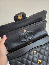 Load image into Gallery viewer, Chanel Classic Medium Flap Black Caviar 24k Gold