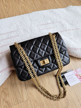 Load image into Gallery viewer, Chanel Mini Reissue 224 Black Calfskin Bijoux Chain Gold Hw