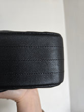 Load image into Gallery viewer, Chanel Mini Rectangle Chevron Black Caviar Gold Hw