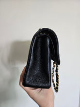 Load image into Gallery viewer, Chanel Small Classic Flap Black Caviar Gold Hardware