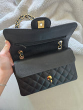 Load image into Gallery viewer, Chanel Small Classic Flap Black Caviar Gold Hardware