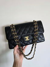 Load image into Gallery viewer, Chanel Small Classic Flap Black Caviar Gold Hardware