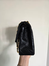 Load image into Gallery viewer, Chanel Small Classic Flap Black Vintage Lambskin 24k Gold
