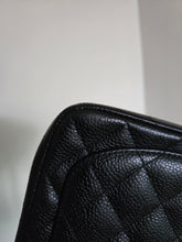 Load image into Gallery viewer, Chanel Mini Square Black Caviar Edge Stitching Gold Hardware
