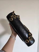 Load image into Gallery viewer, Chanel Single Flap Small Flap Sellier Black Lambskin 24k Gold