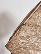 Load image into Gallery viewer, Chanel Dark Beige Mini Caviar Vintage Chevron 24k Gold