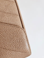 Load image into Gallery viewer, Chanel Dark Beige Mini Caviar Vintage Chevron 24k Gold